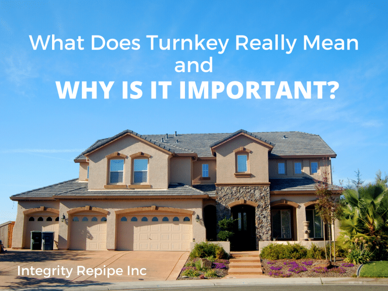 What Does Turnkey Really Mean and Why Is It Important? Integrity Repiping